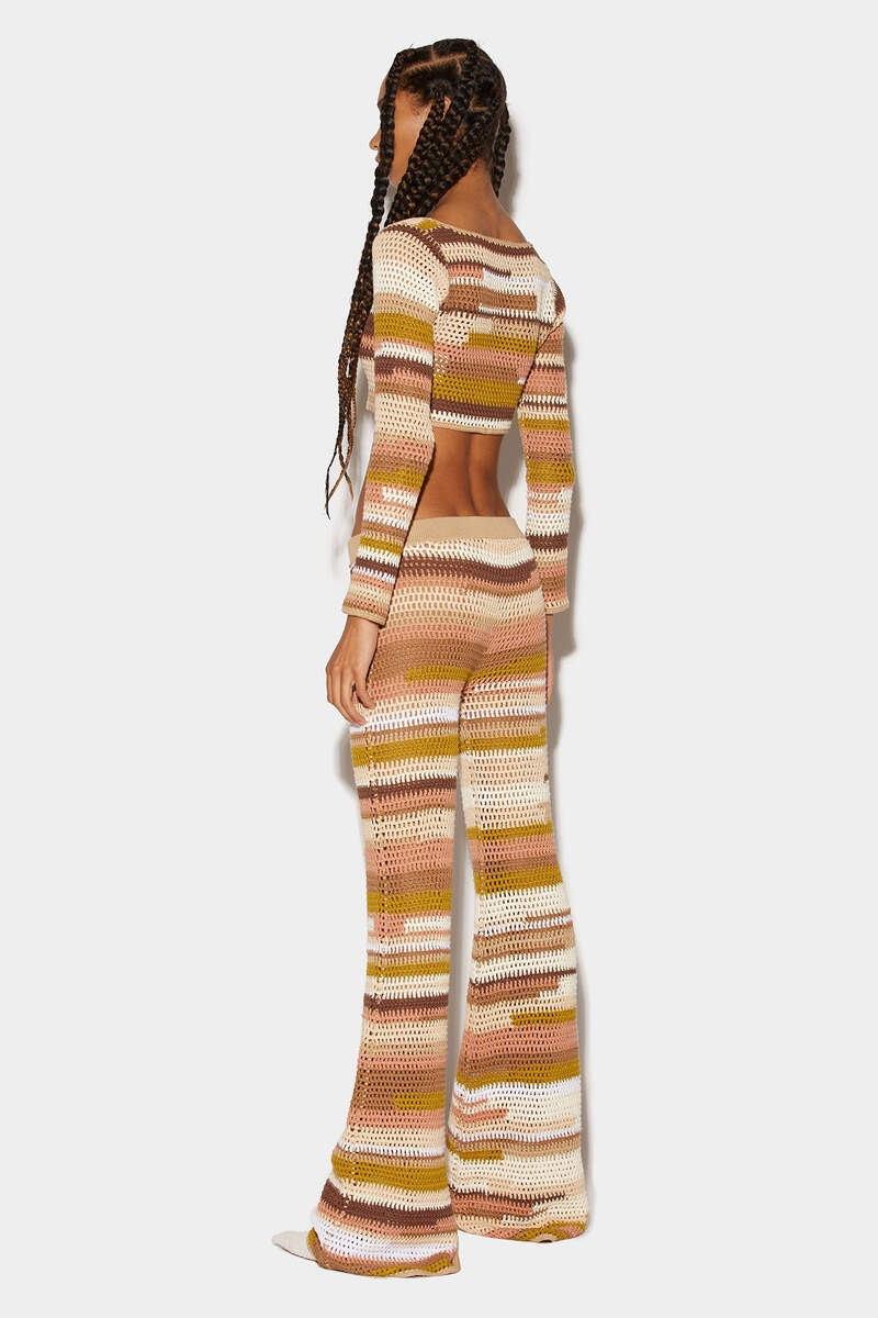 DSQUARED2 RAINBOW FLARED PANTS outlook