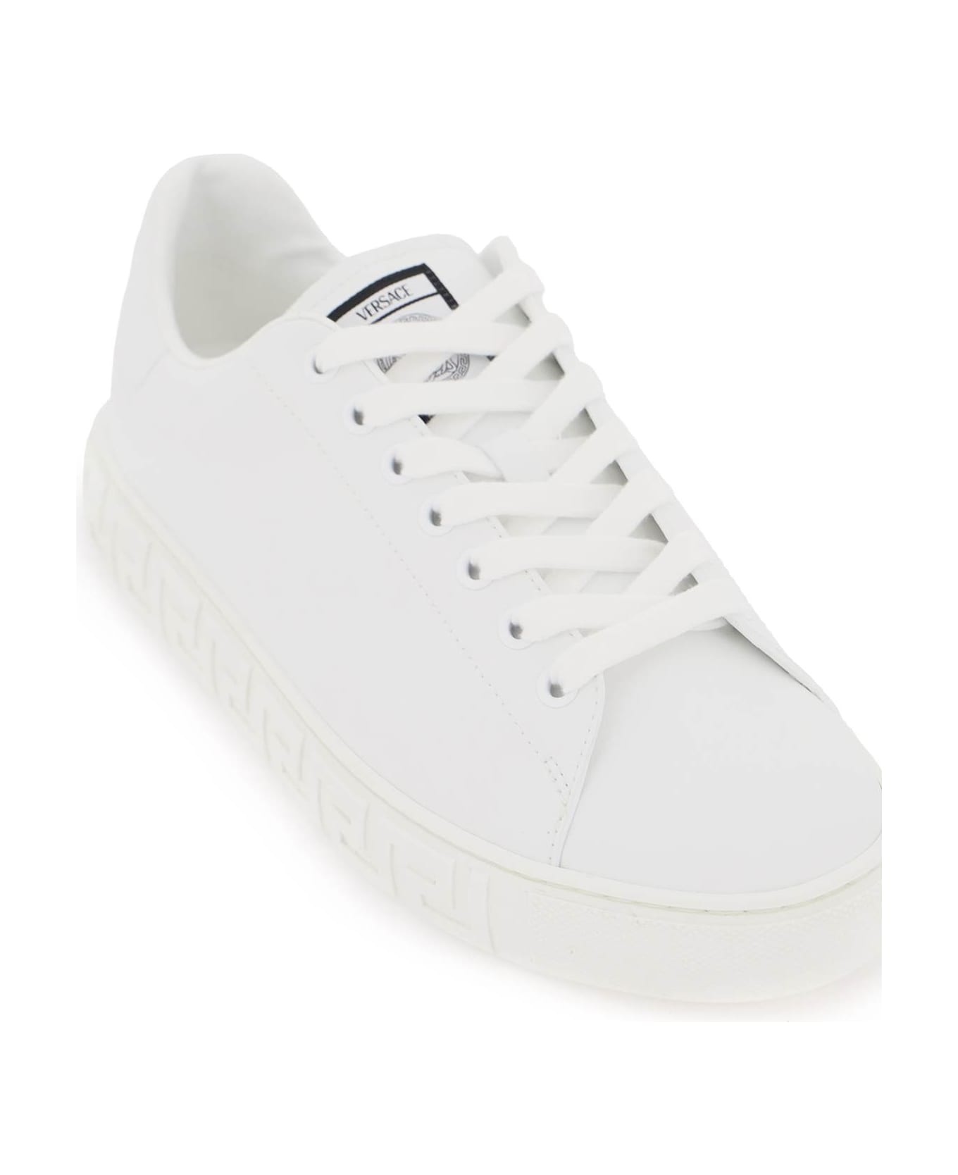 White Leather Sneakers - 4