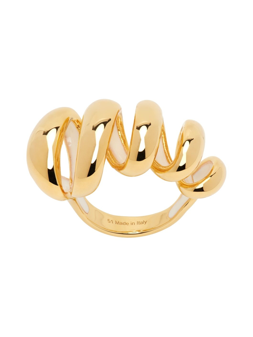 Gold Melodie Ribbon Ring - 1