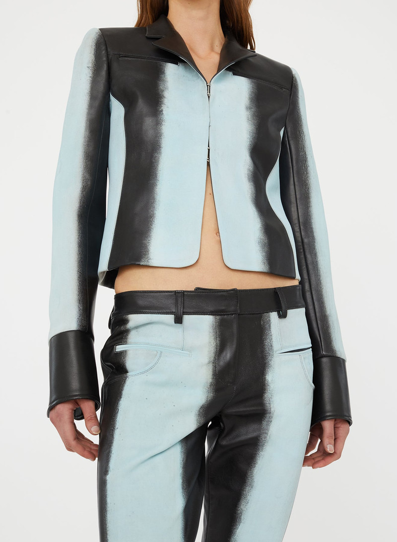 Scuffed Leather Jean 3