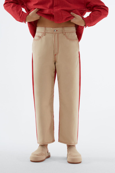 SUNNEI BEIGE DENIM PANTS outlook