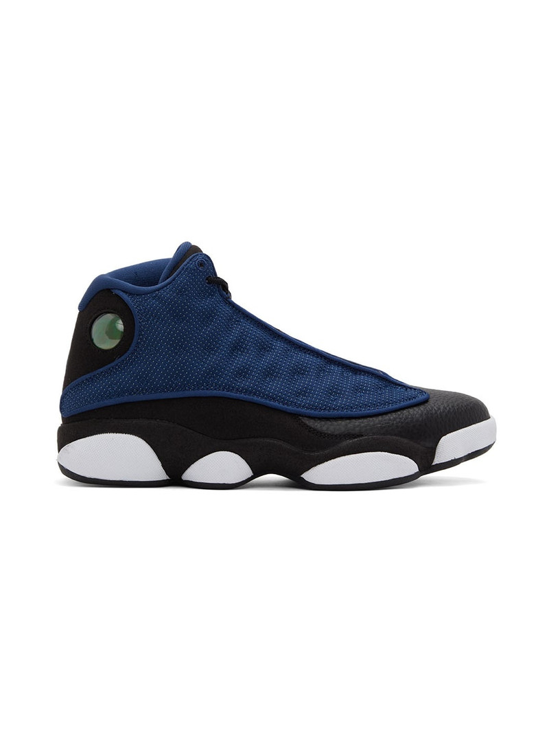 Navy Jordan 13 Retro High-Top Sneakers - 1
