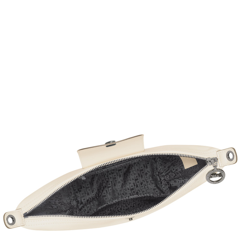 Le Pliage Xtra XS Crossbody bag Ecru - Leather 5