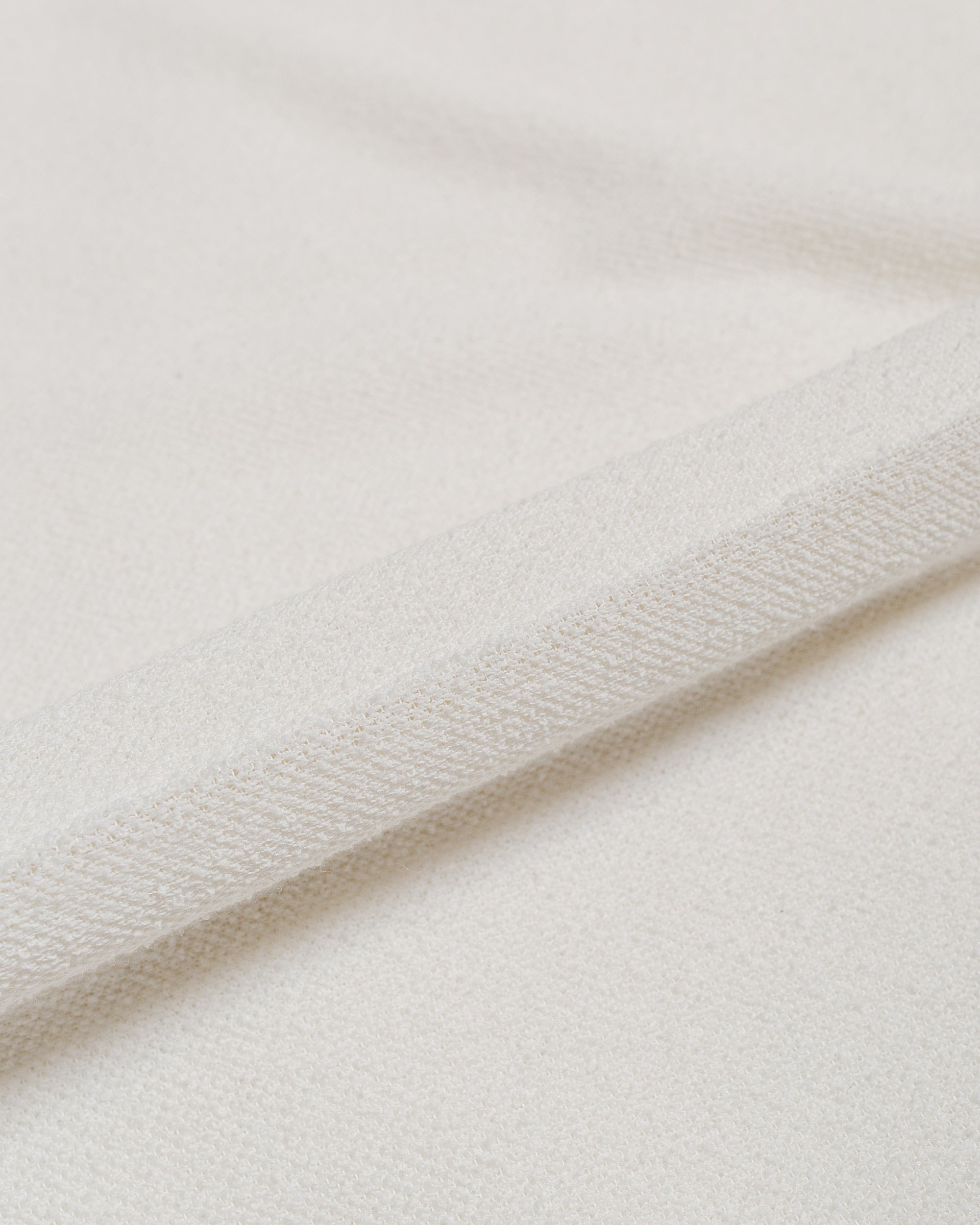 Box Shirt Shortsleeve White Boucle - 5