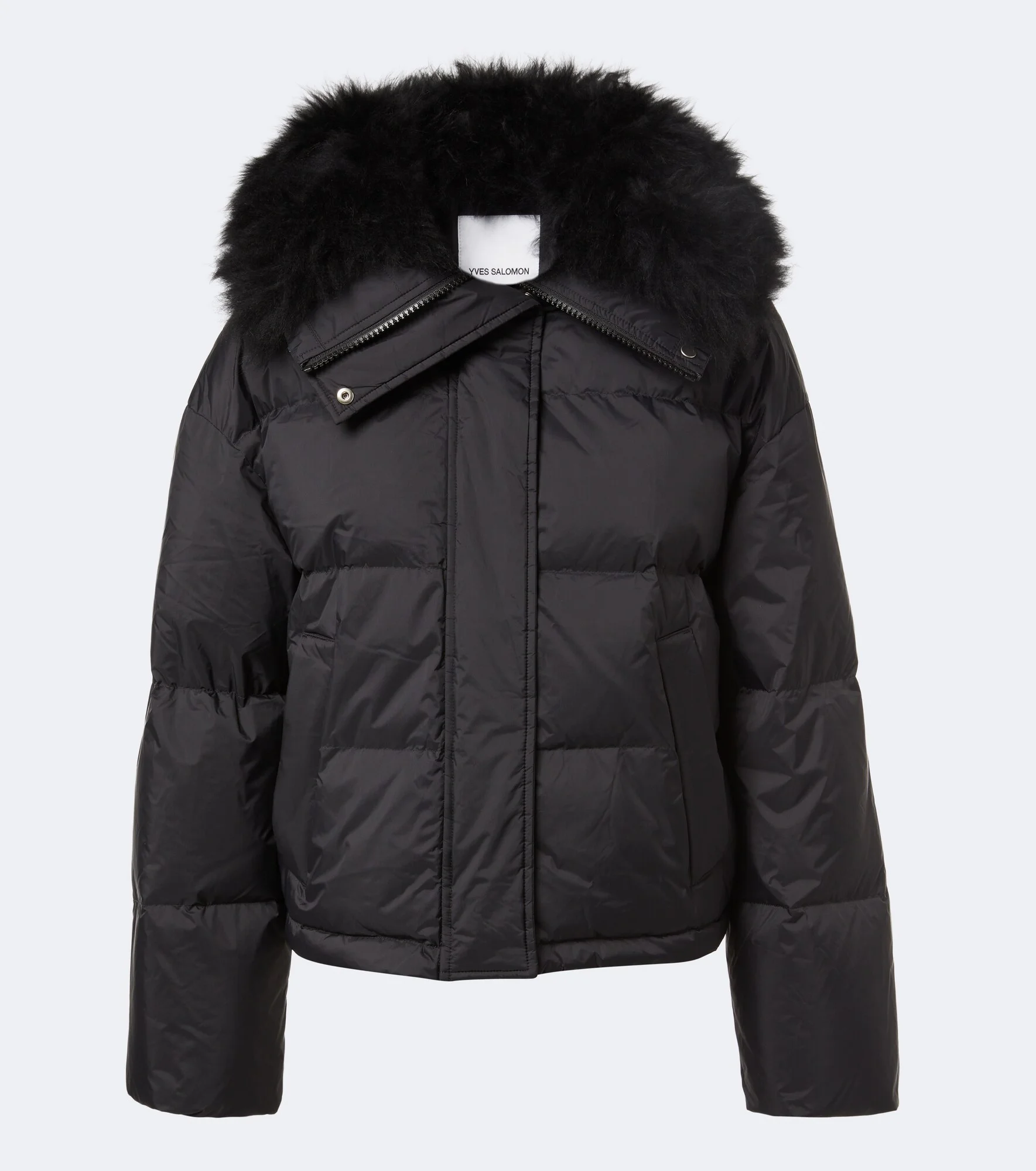 Doudoune shearling-trimmed down jacket - 1