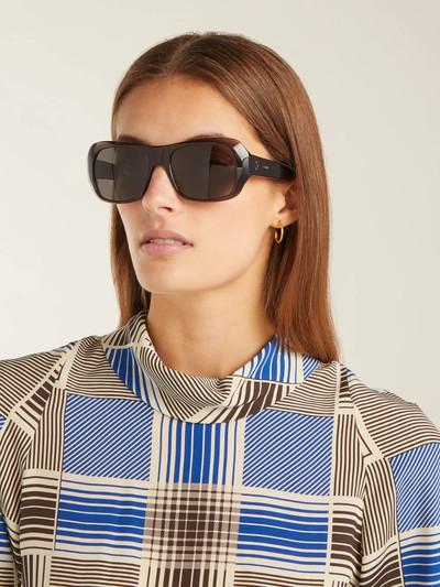 CELINE Round acetate sunglasses outlook