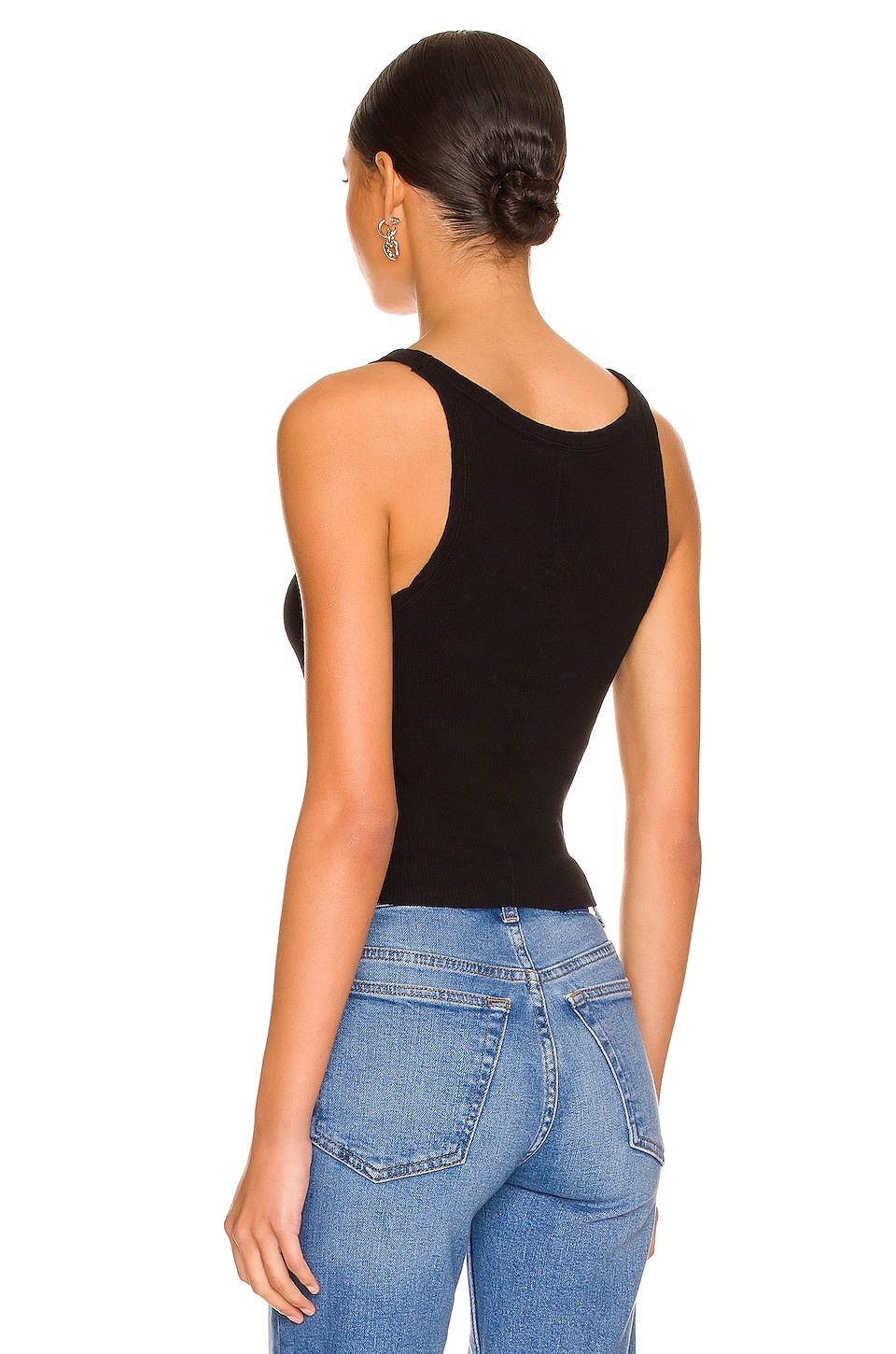x Hanes Cropped Rib Tank - 3