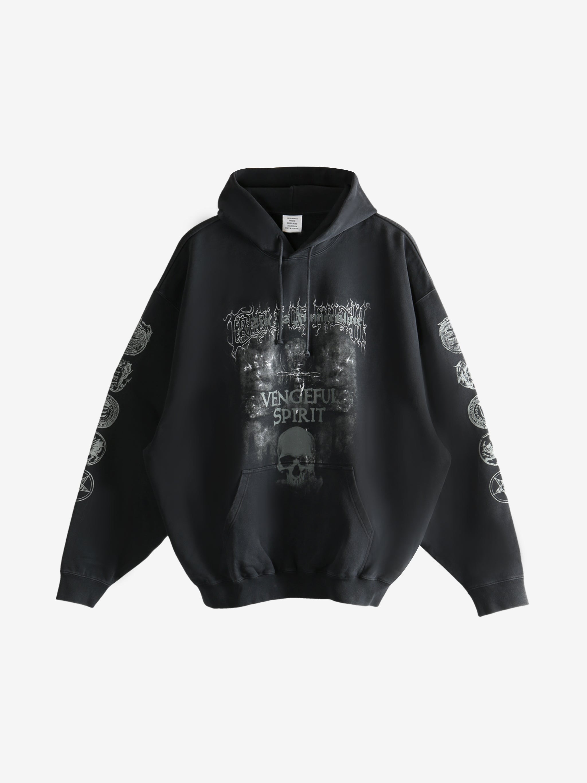 VETEMENTS - Men Cof Vengeful Spirit Oversized Hoodie - 4