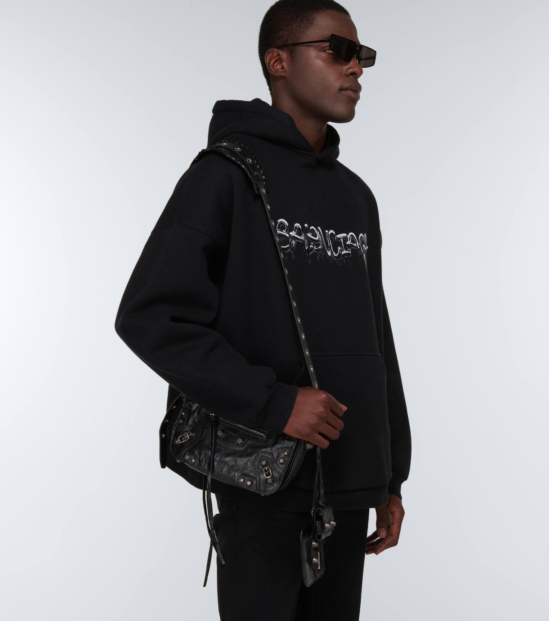 Le Cagole XS leather crossbody bag - 3