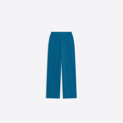 BALENCIAGA Men's Logo Jogging Pants  in Indigo outlook