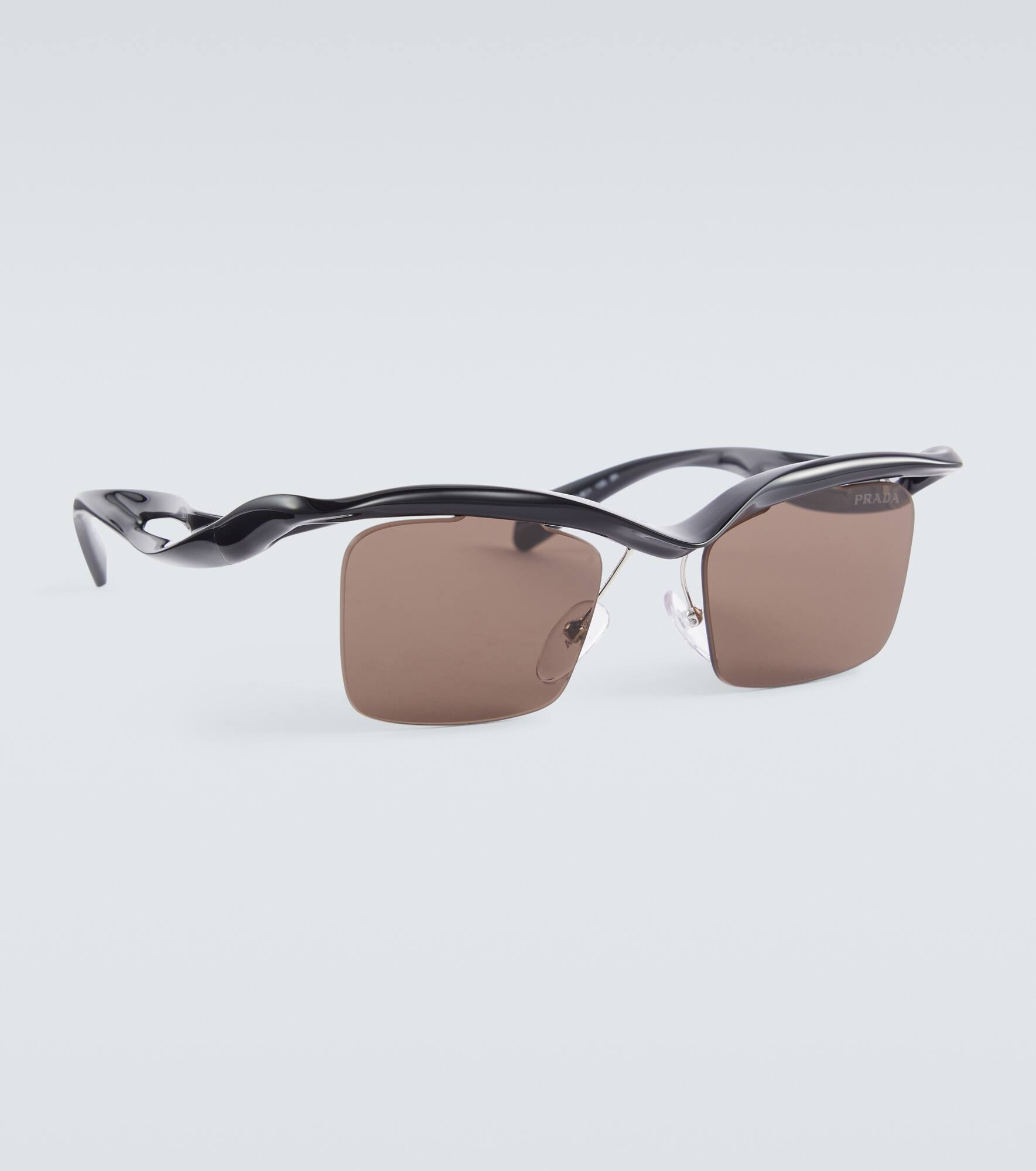 Runway rectangular sunglasses - 4
