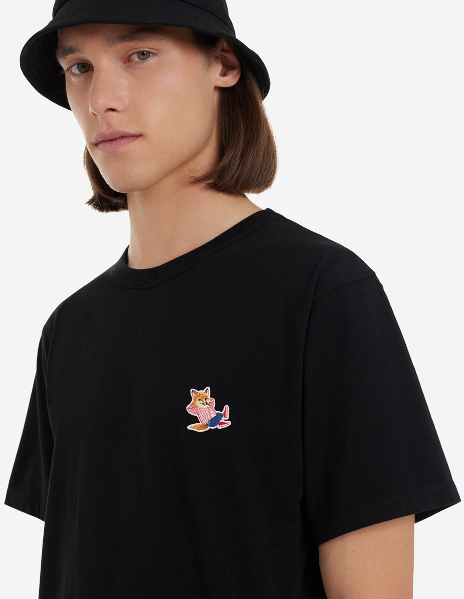 FRENCHIE DRESSED FOX PATCH CLASSIC TEE-SHIRT - 5