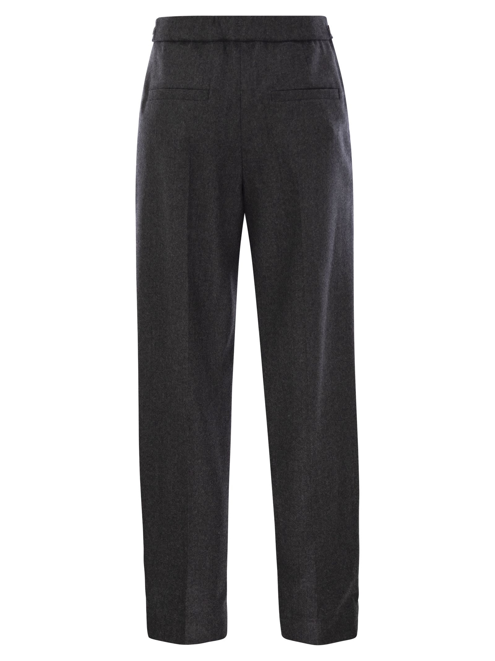 Brunello Cucinelli Women Baggy Sartorial Wool Trousers - 2