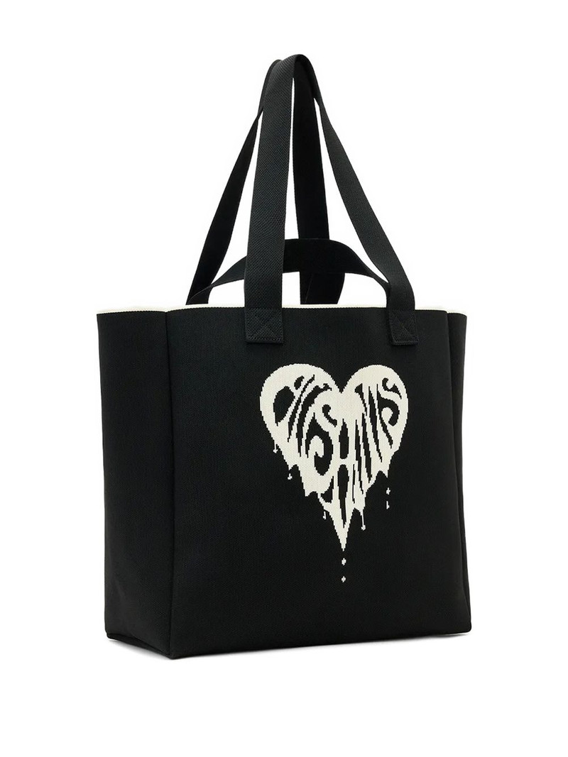 large Izzy heart-print tote bag 3