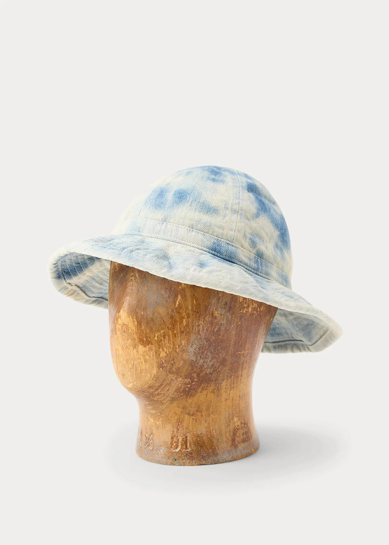 Indigo Denim Bucket Hat 1