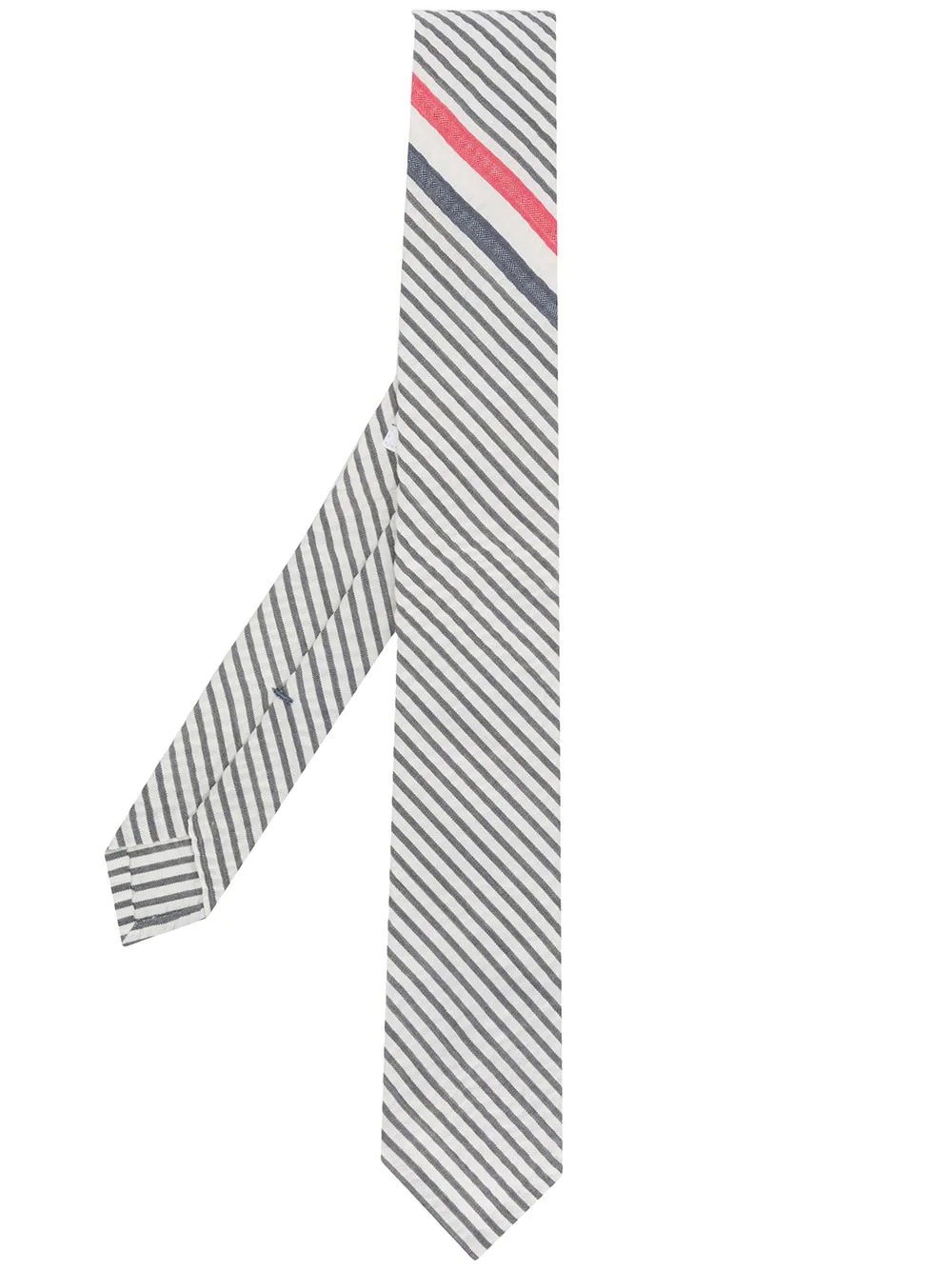 RWB stripe wool tie - 1