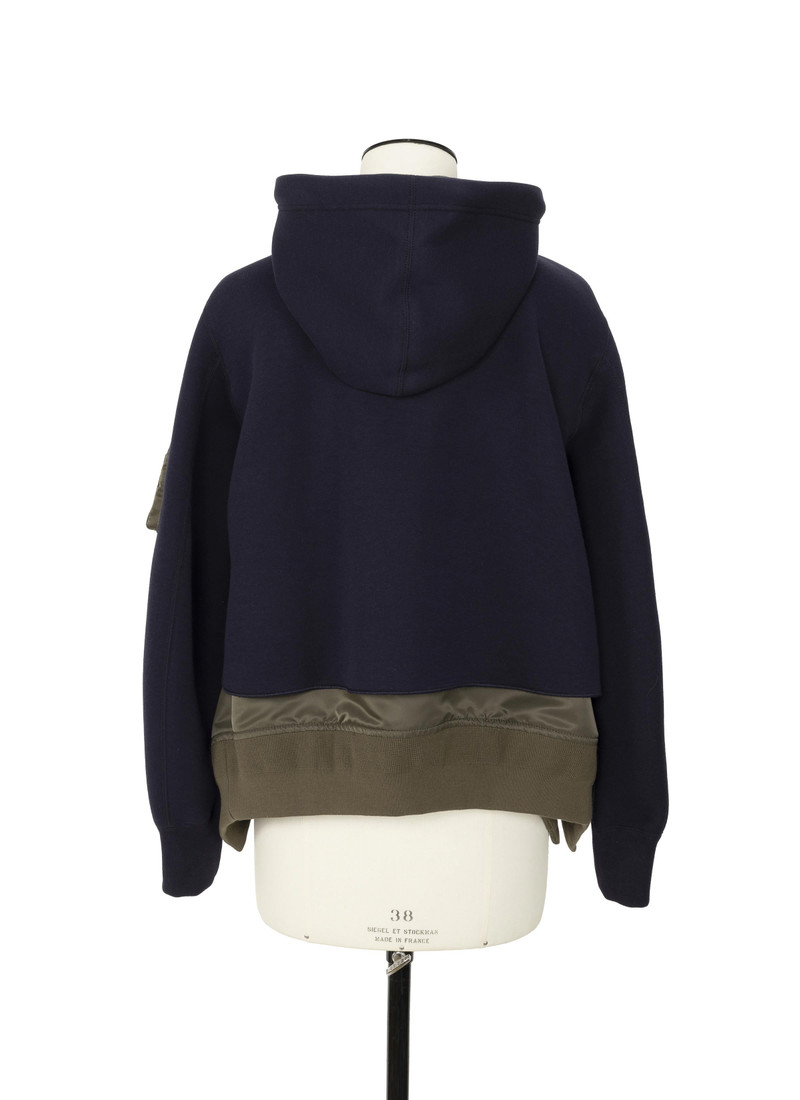 Sponge Sweat x Nylon Twill Hoodie 3