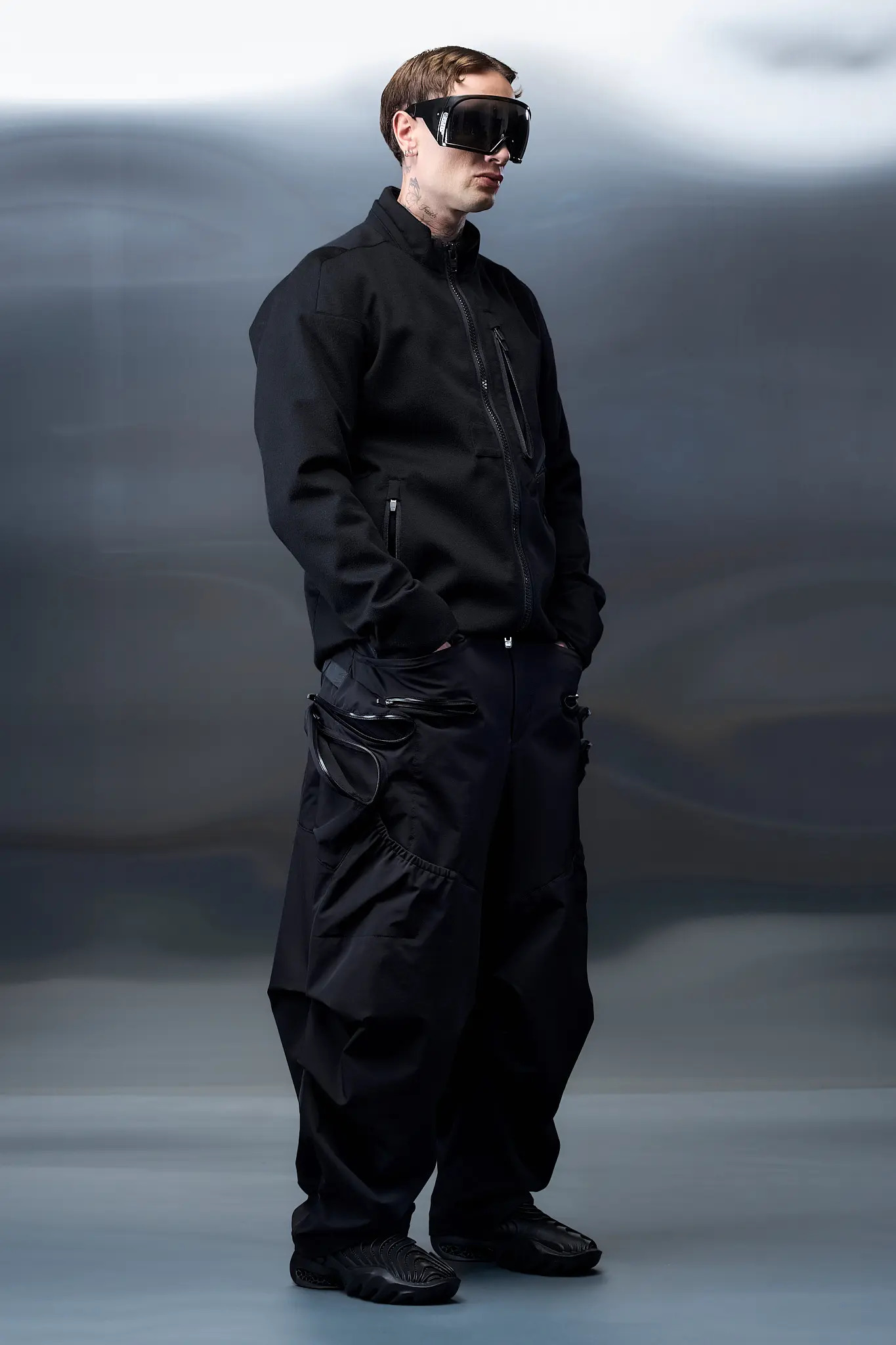 P59A-DS schoeller® Dryskin™ Cargo Pant Black - 5