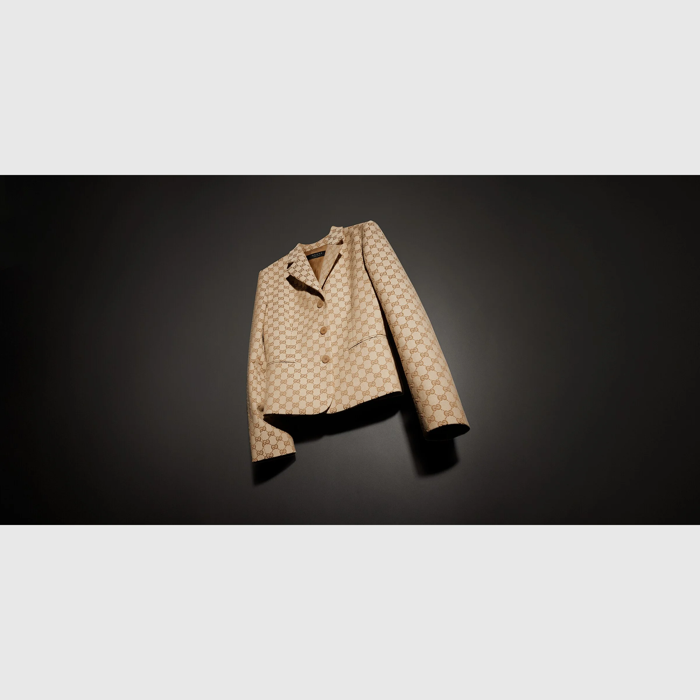GG cotton canvas jacket - 1