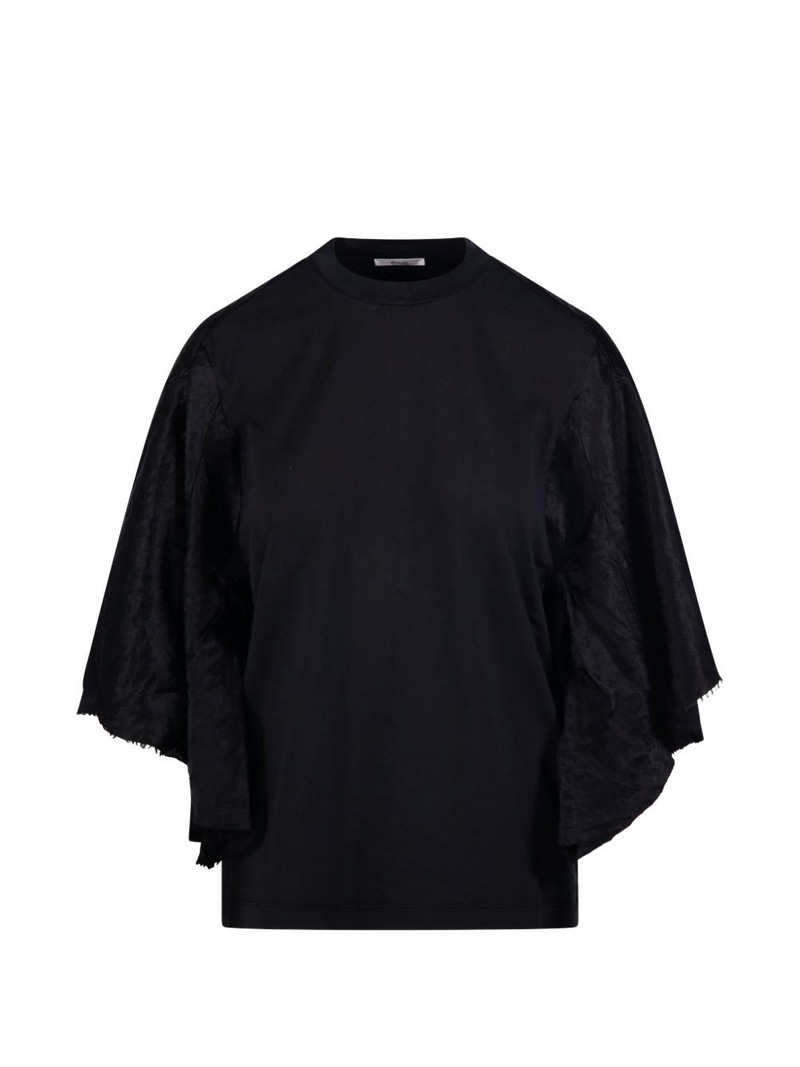 Flynn ruffled-sleeve T-shirt 1
