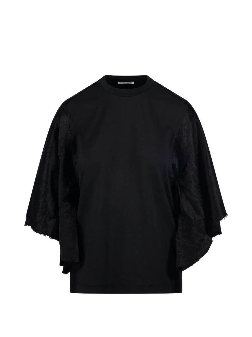 Flynn ruffled-sleeve T-shirt - 1