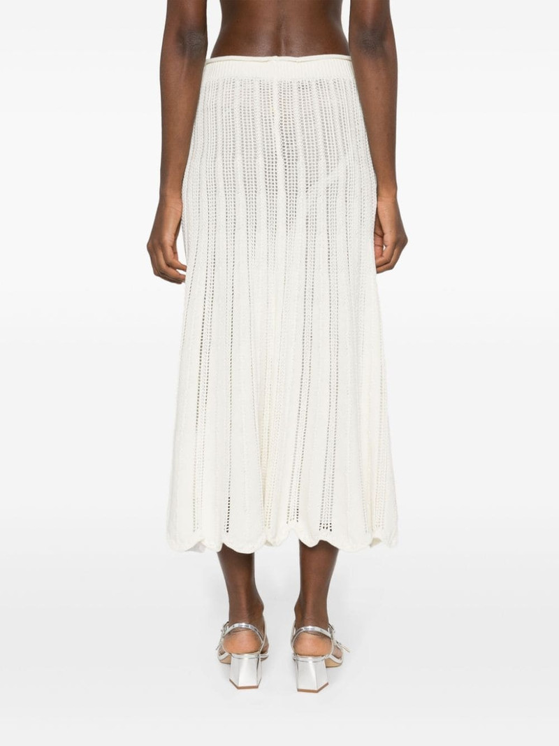 open-knit cotton skirt 4