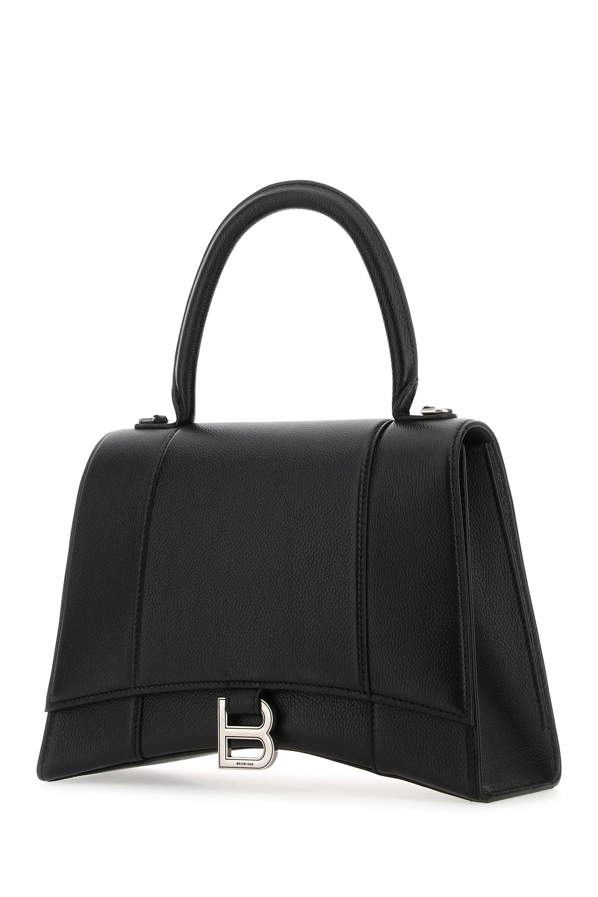 Black leather Hourglass handbag - 2