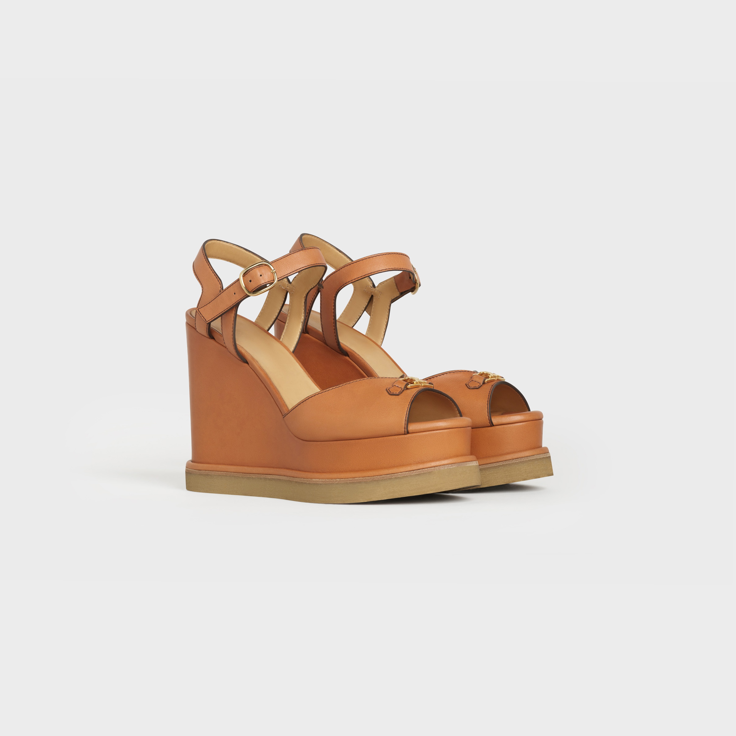 MANON WEDGE SANDAL IN CALFSKIN - 2