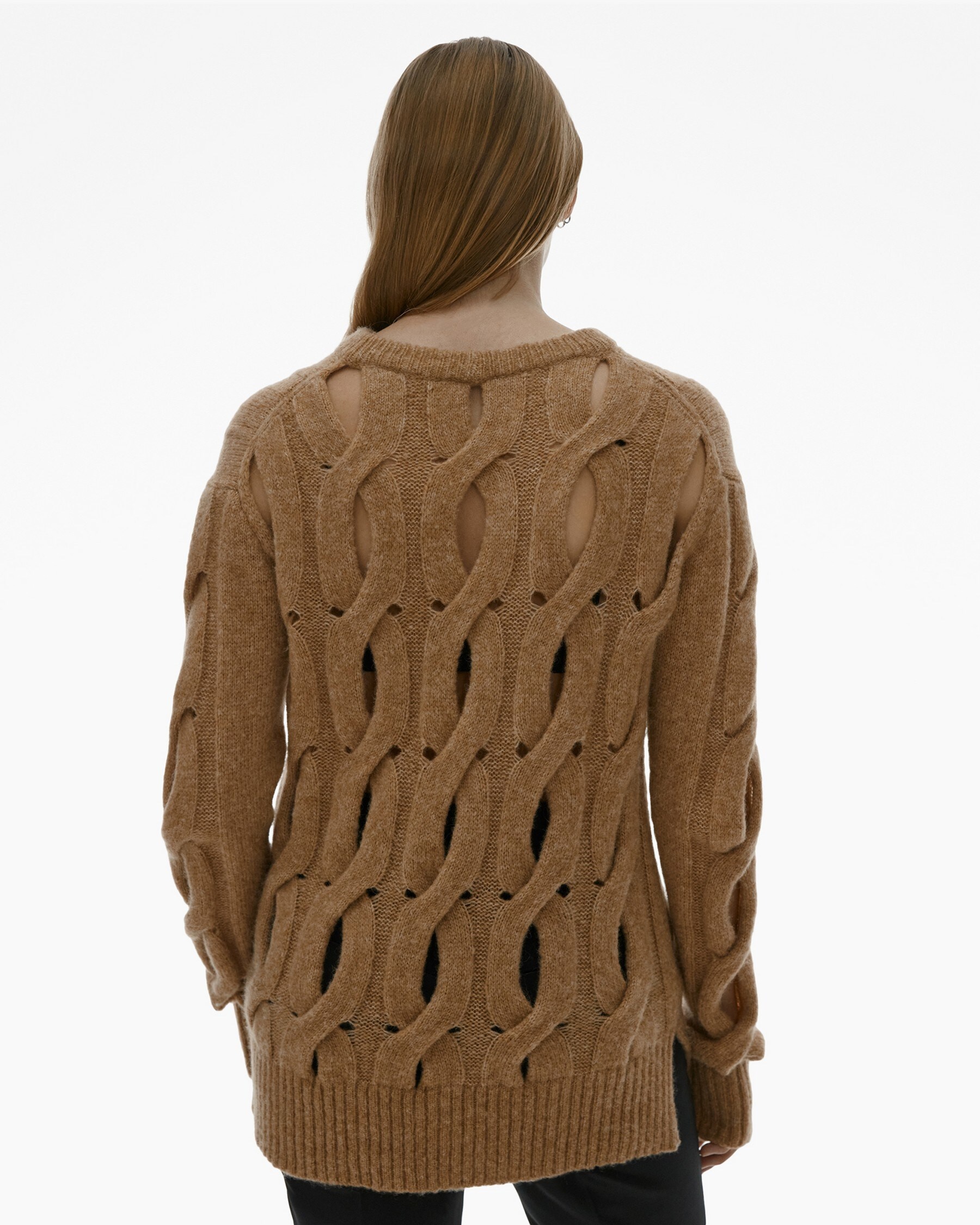 CABLE KNIT SWEATER - 4