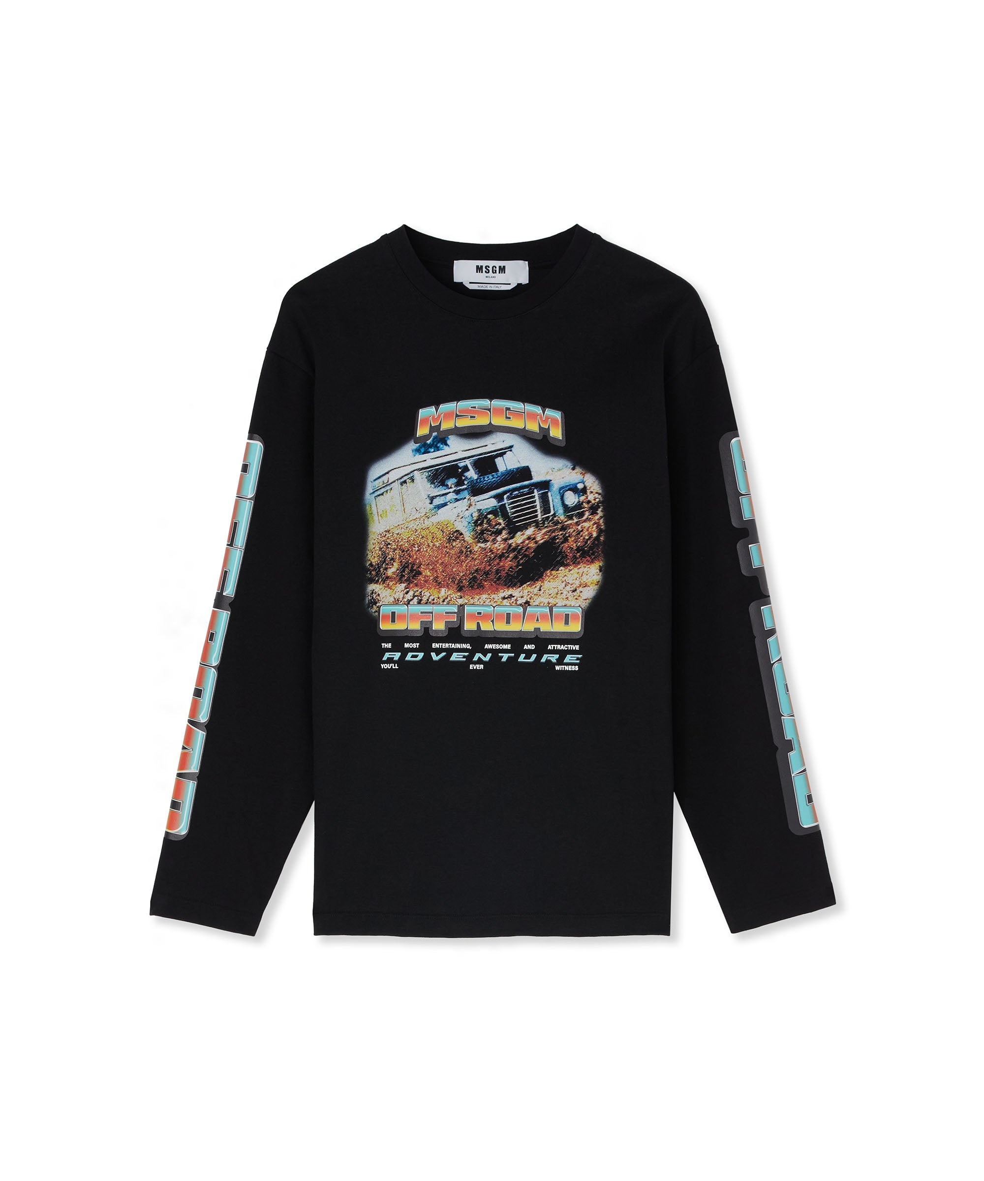 Long sleeve T-Shirt with "off road" graphic - 1