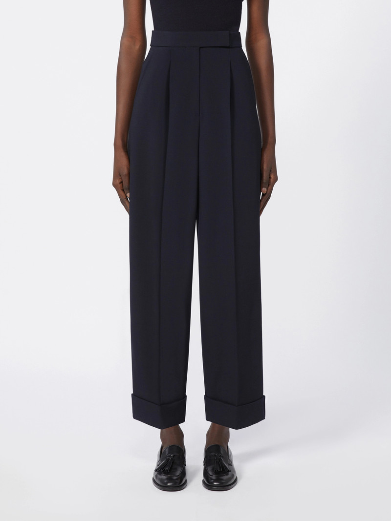 RUGIADA High-waisted wool trousers - ULTRAMARINE 3