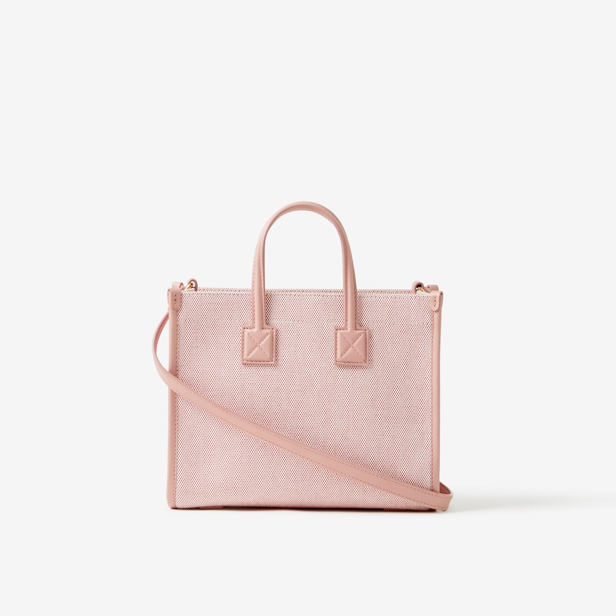 Two-tone Canvas and Leather Mini Freya Tote - 3