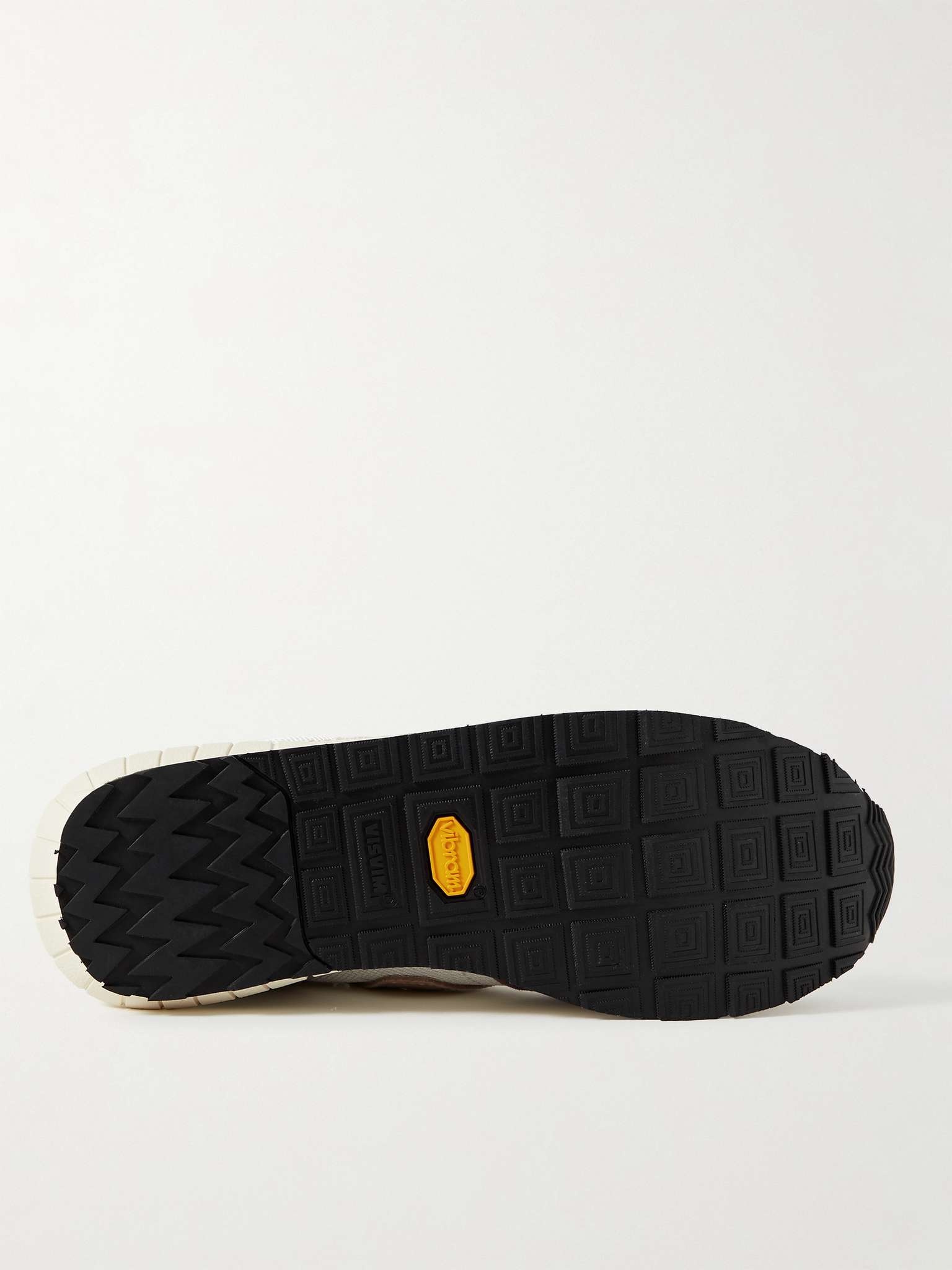 Dunand Suede and Leather-Trimmed Mesh Sneakers - 11
