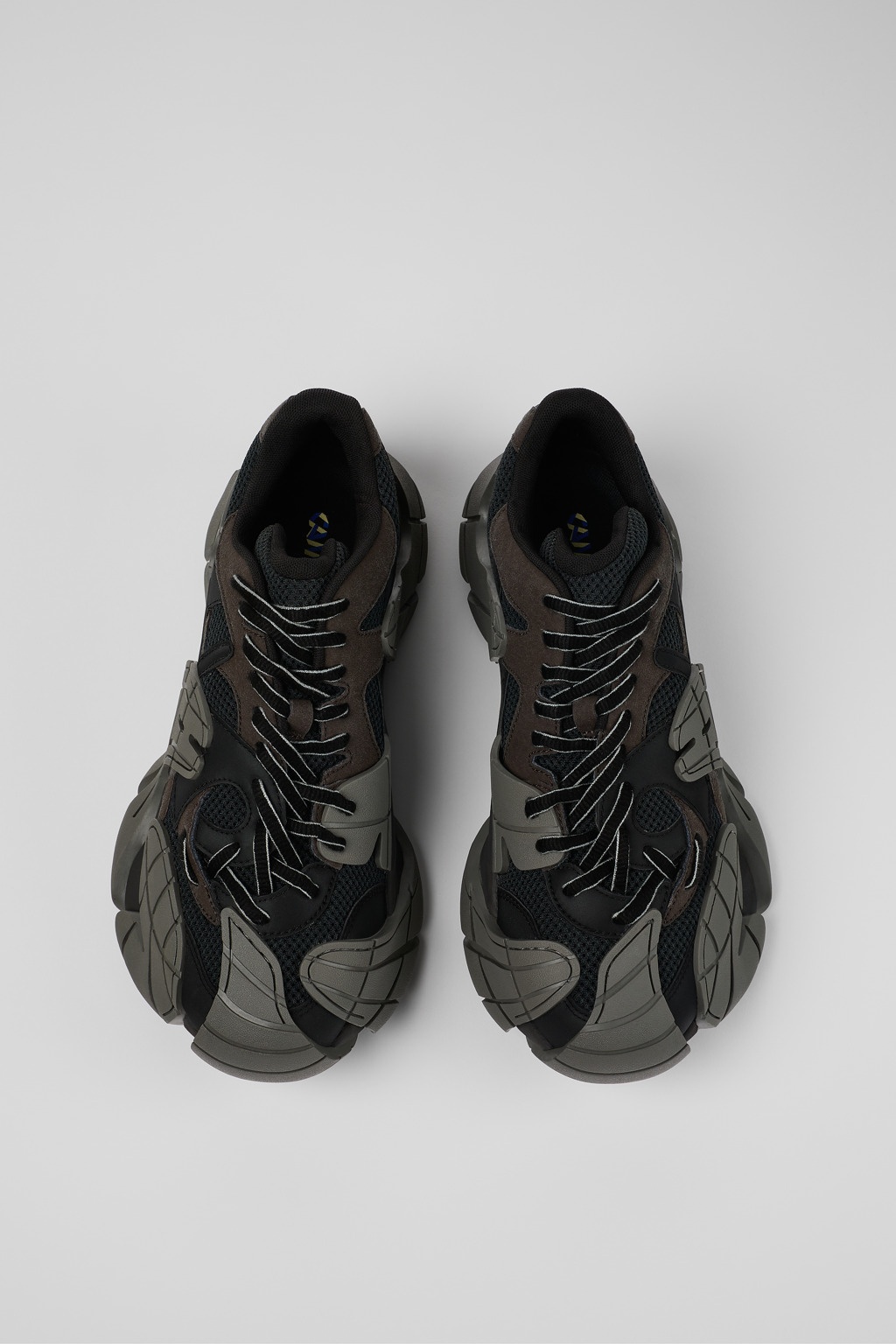 Black and gray sneakers - 4
