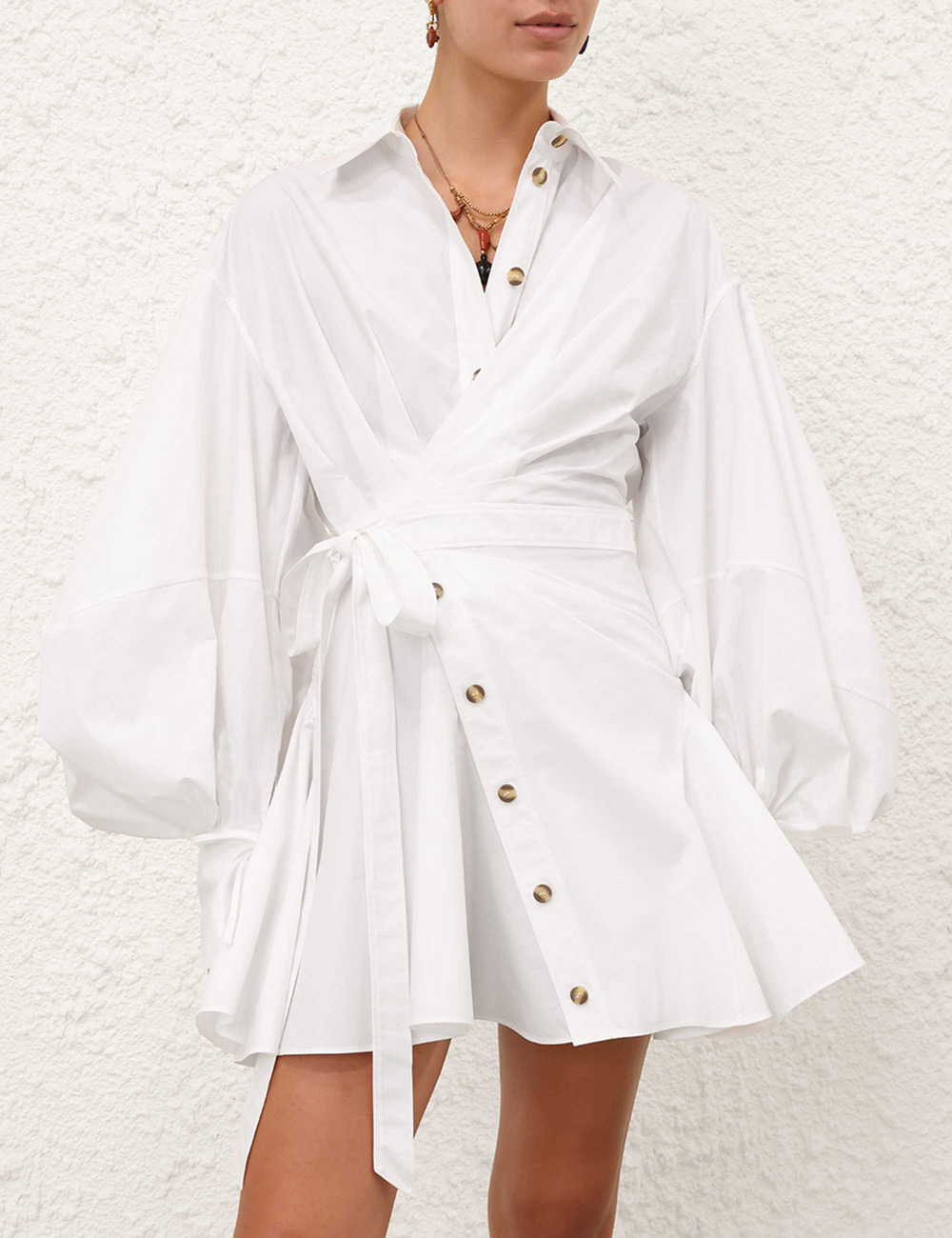 REBELLION POPLIN MINI DRESS - 2