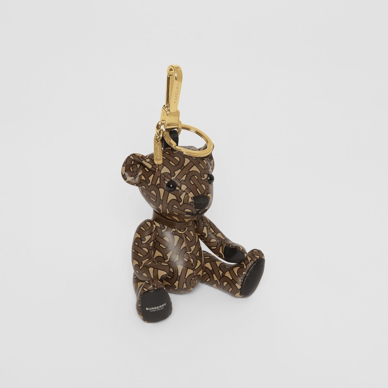 Thomas Bear Charm in Monogram Print Leather - 1