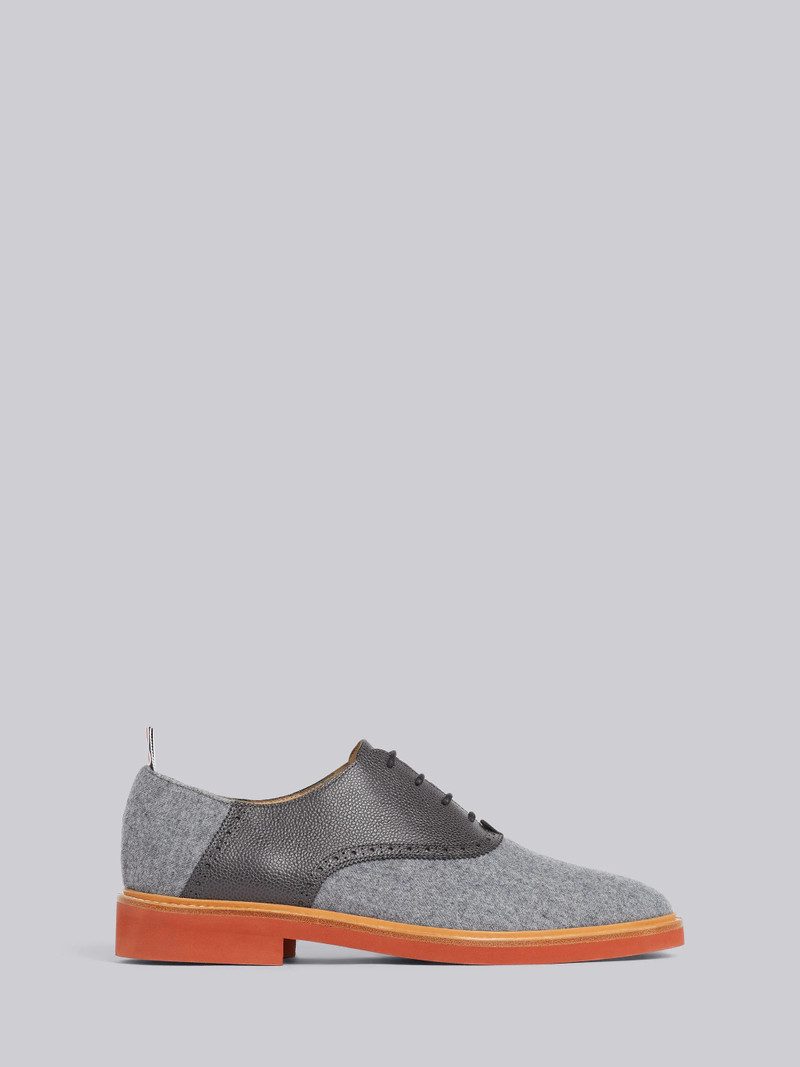 panelled Derby shoes 1