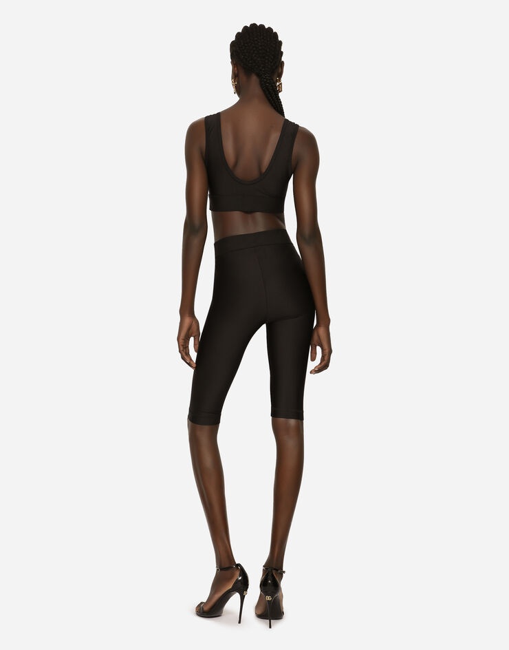 Spandex jersey cycling shorts - 2