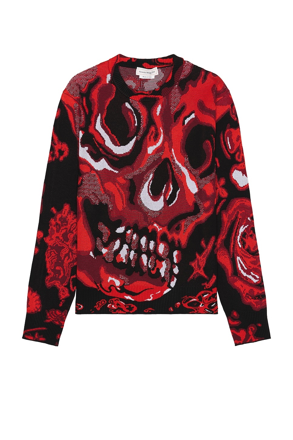 Alexander McQueen スカル刺繍トレーナー Sweater with skull motif Alexander McQueen