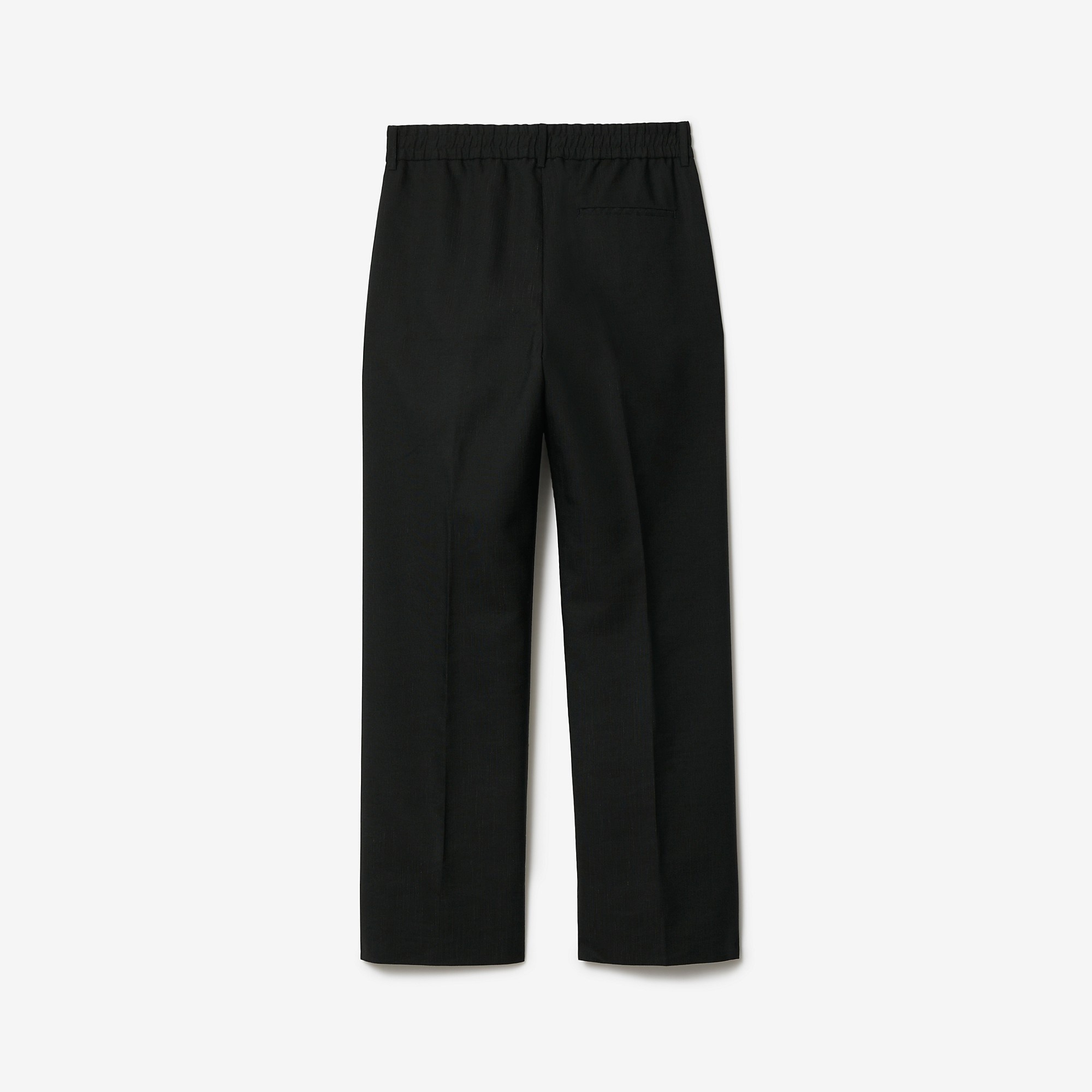 Wool Linen Blend Trousers - 6