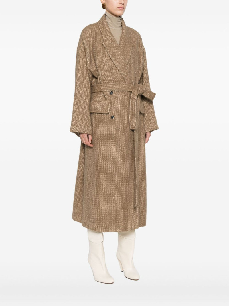 double-breasted belted coat 3