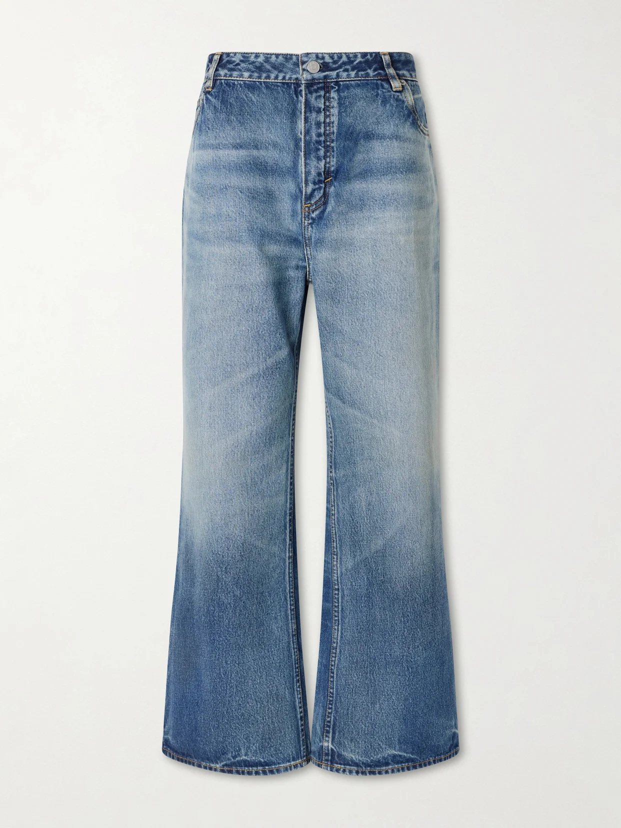 Mid-rise Wide-leg Jeans - 1