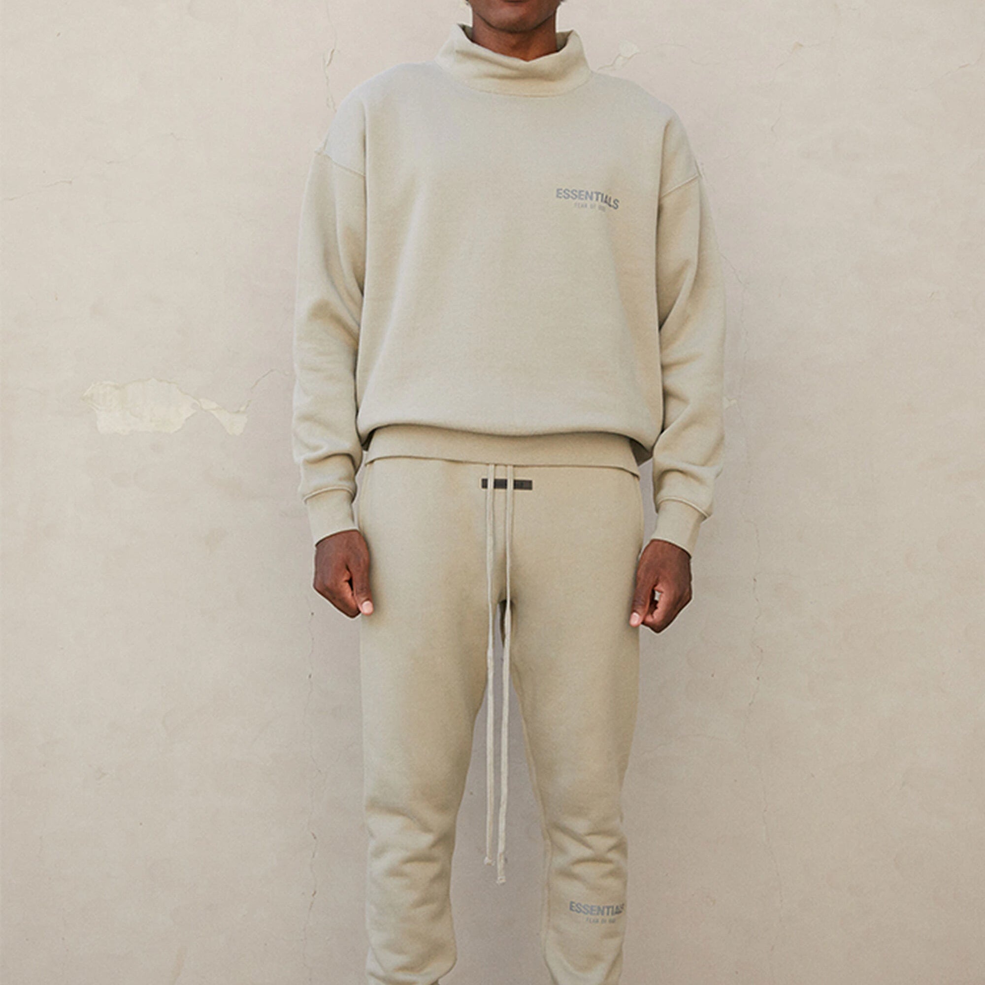 Fear of God Essentials FW21 Pullover Mock Neck Sweatshirt 'Pistachio' FOG-FW21-010 - 7