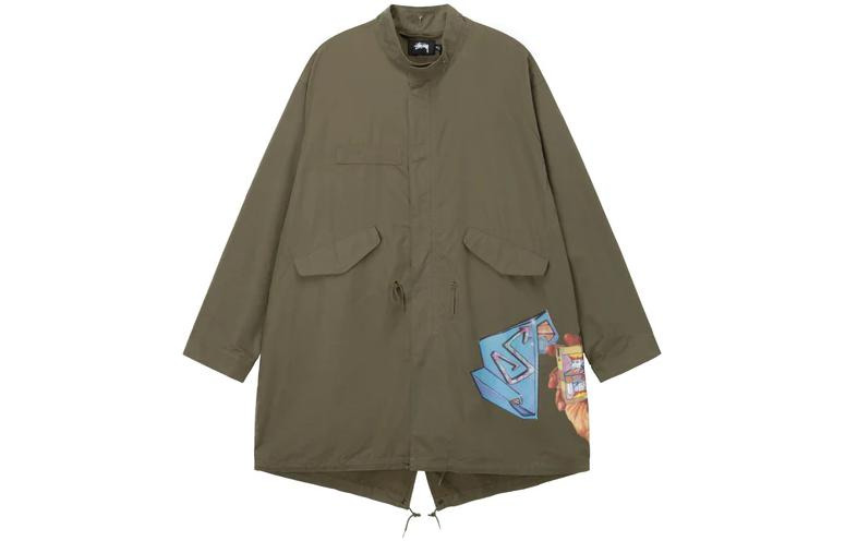 Stussy Goldie Fishtail Parka 'Olive' 115687 - 2