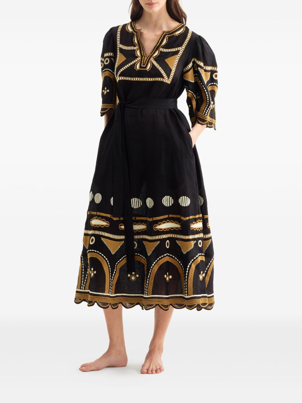 Ornement midi dress - 2