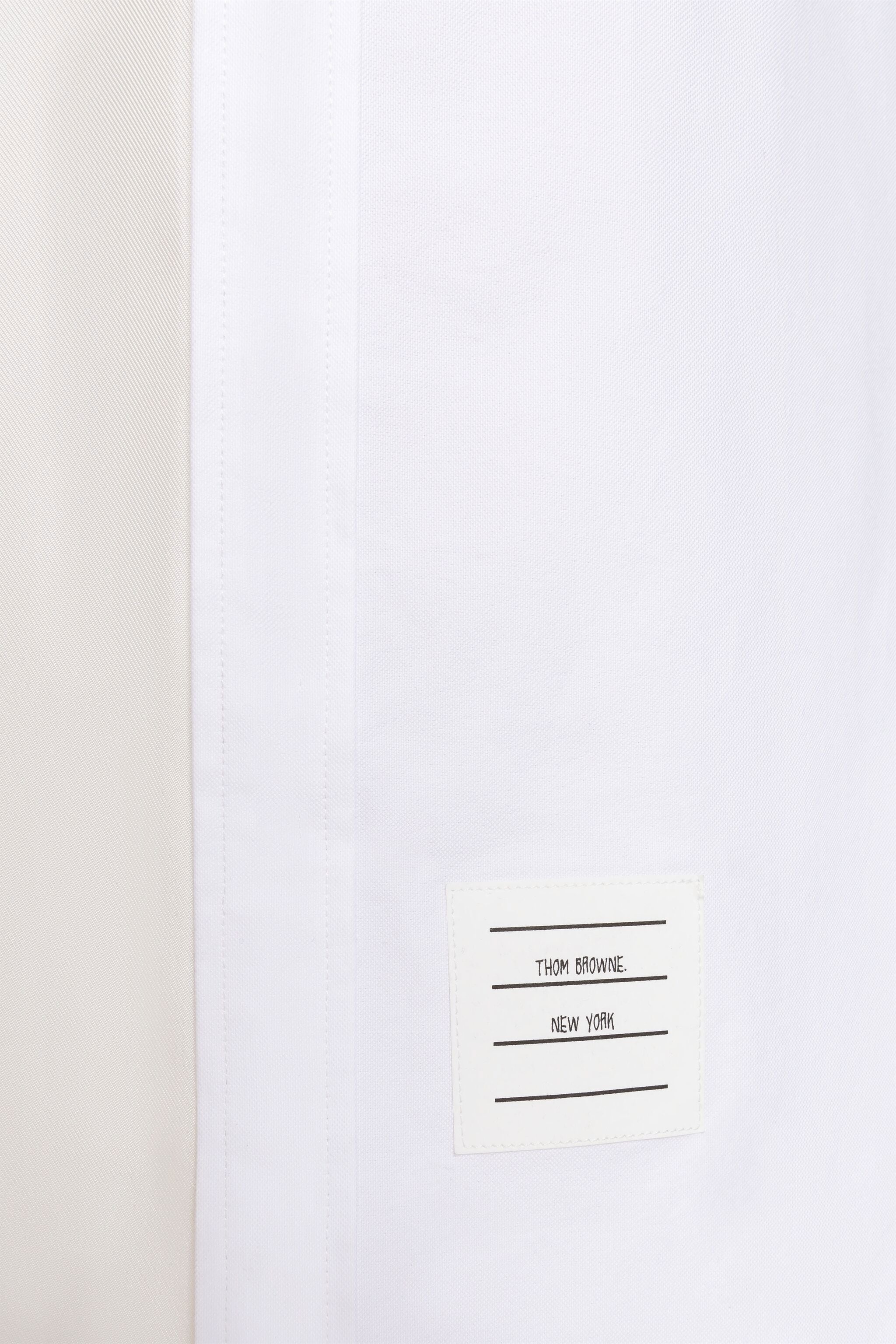 Thom Browne Oxford Negligee Back Tab Shirtdress | REVERSIBLE