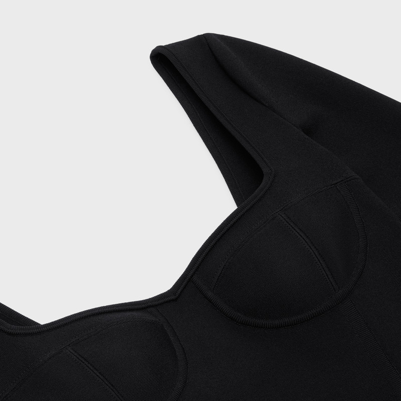 Corset dress in underpinning viscose 3