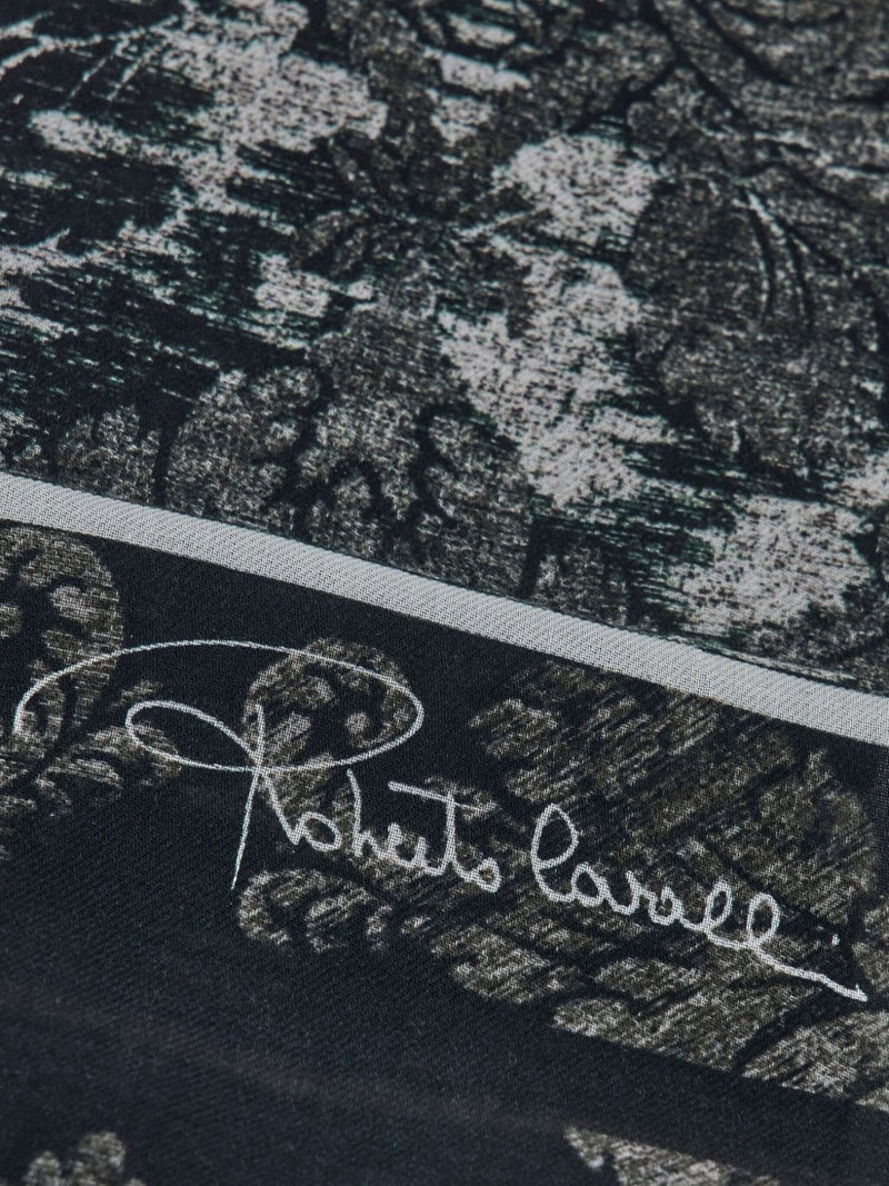 Roberto Cavalli brocade-print shawl outlook
