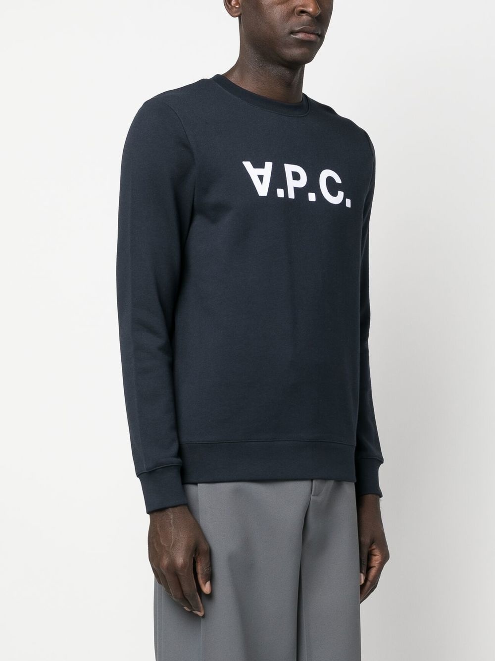 VPC logo-print cotton sweatshirt - 3