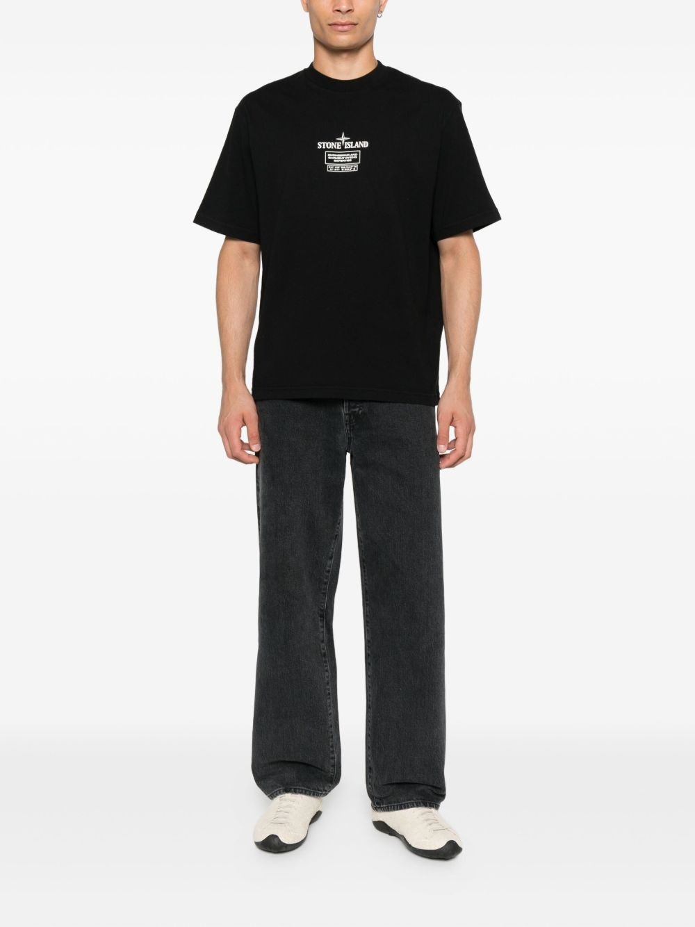 logo-print cotton T-shirt - 2